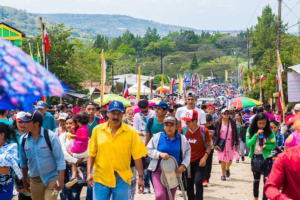 Población Nicaragüense Visita Nicaragua