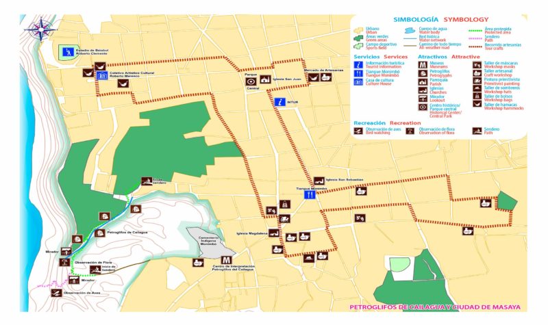 Mapa-Petroglifos-Cailagua-Masaya