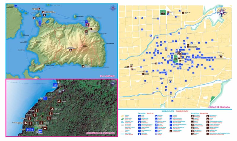 Mapa-Petroglifos-Isla Zapatera