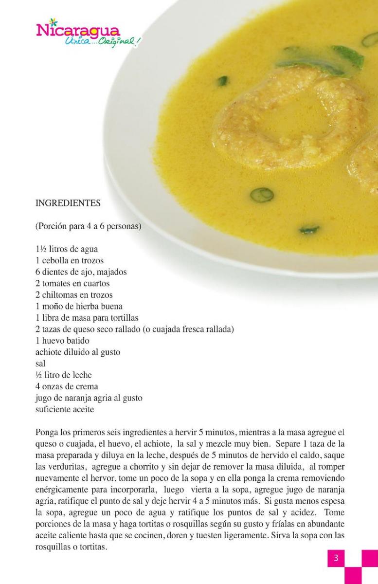 vReceta Sopa de queso o cuajada