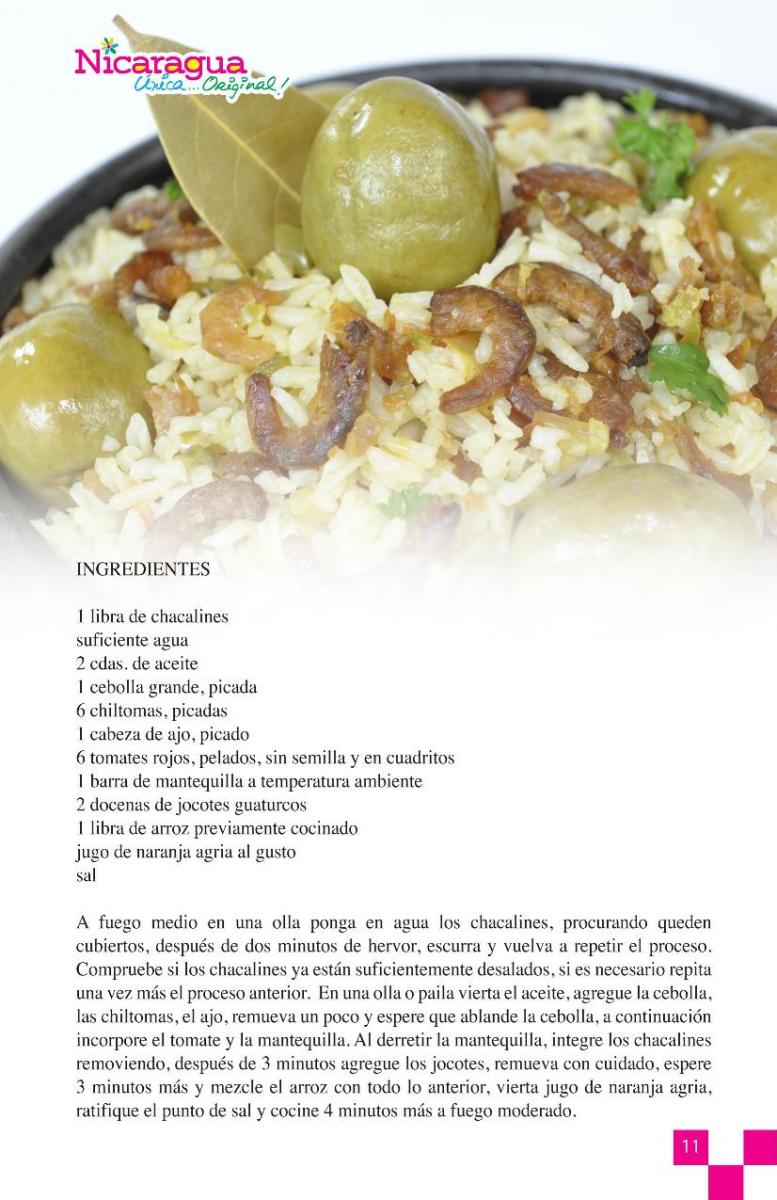 Receta de Arroz con chacalines